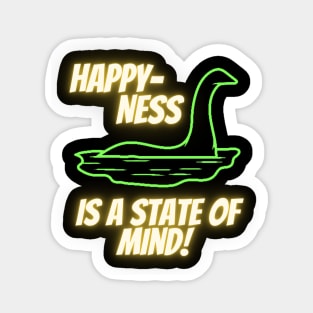 Happiness is a State of Mind! Sticker